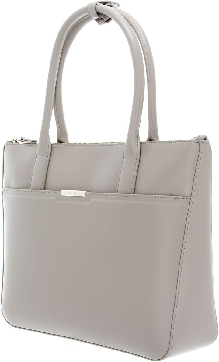 Calvin Klein Damen Focused Shopper Md Sportbekleidung Grau, Grau