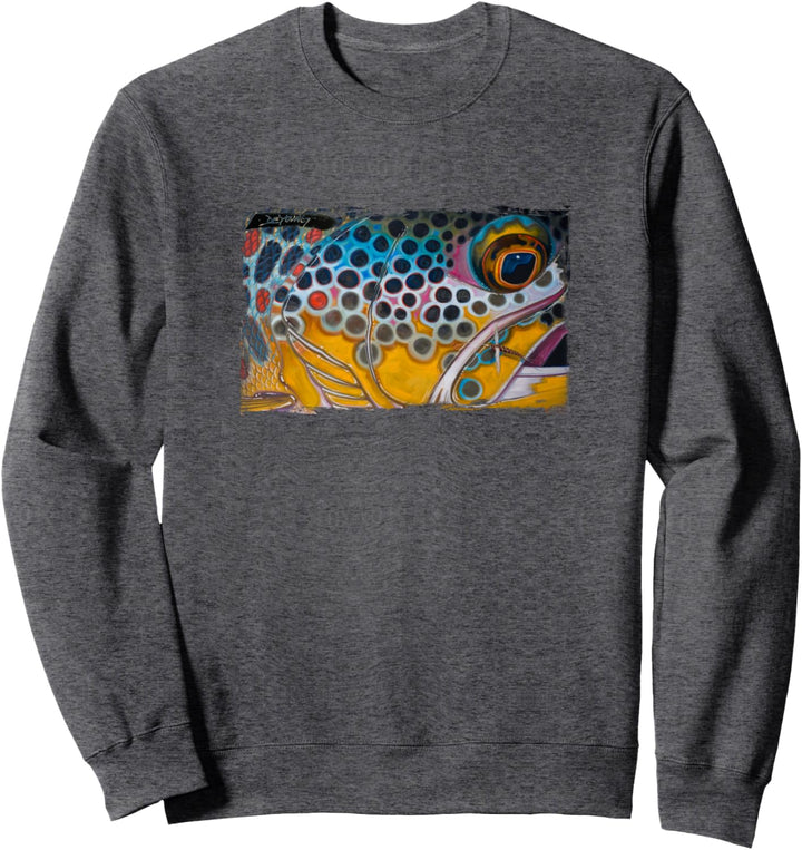 Derek DeYoung T-Shirt, Braun Sweatshirt