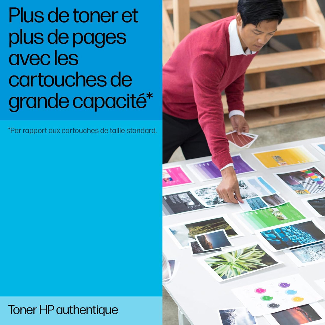 HP 415A (W2031A) Original Toner Blau für HP LaserJet Pro M454 Cyan Standard, Cyan Standard
