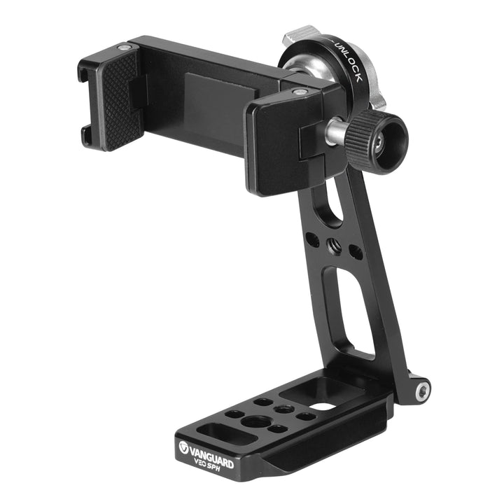 Vanguard VEO SPH Smartphone Holder W/Cold Shoe Mount, Schwarz, VEO SPH