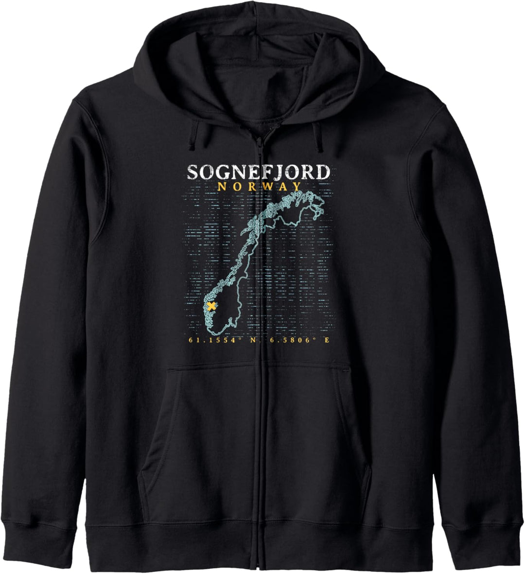 Norwegen Sognefjord Kapuzenjacke