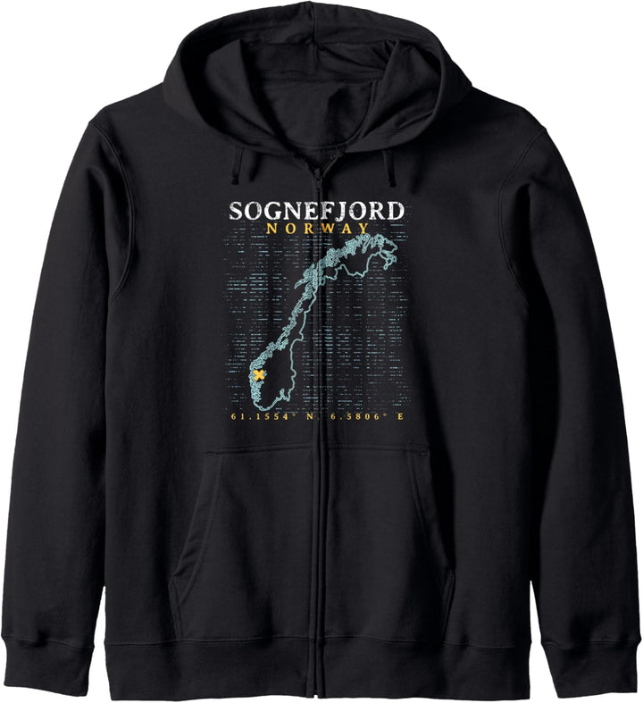 Norwegen Sognefjord Kapuzenjacke