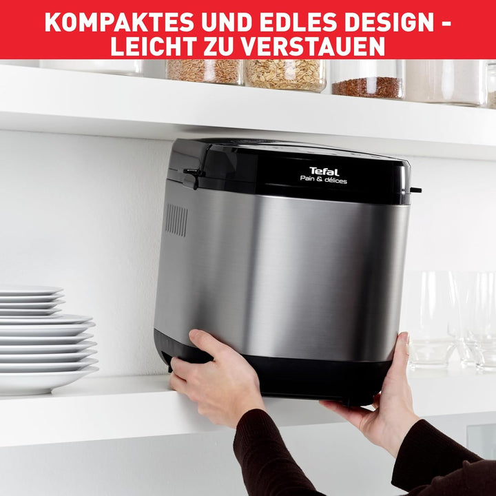 Tefal PF240E Pain & Délices Brotbackautomat | 20 automatische Programme | 3 Brotgrössen und Bräunung
