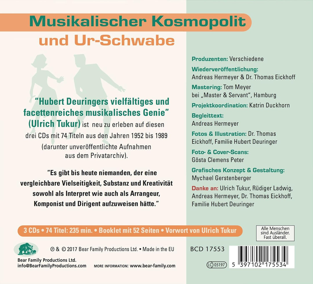 Die Hubert Deuringer Story, Audio-CD