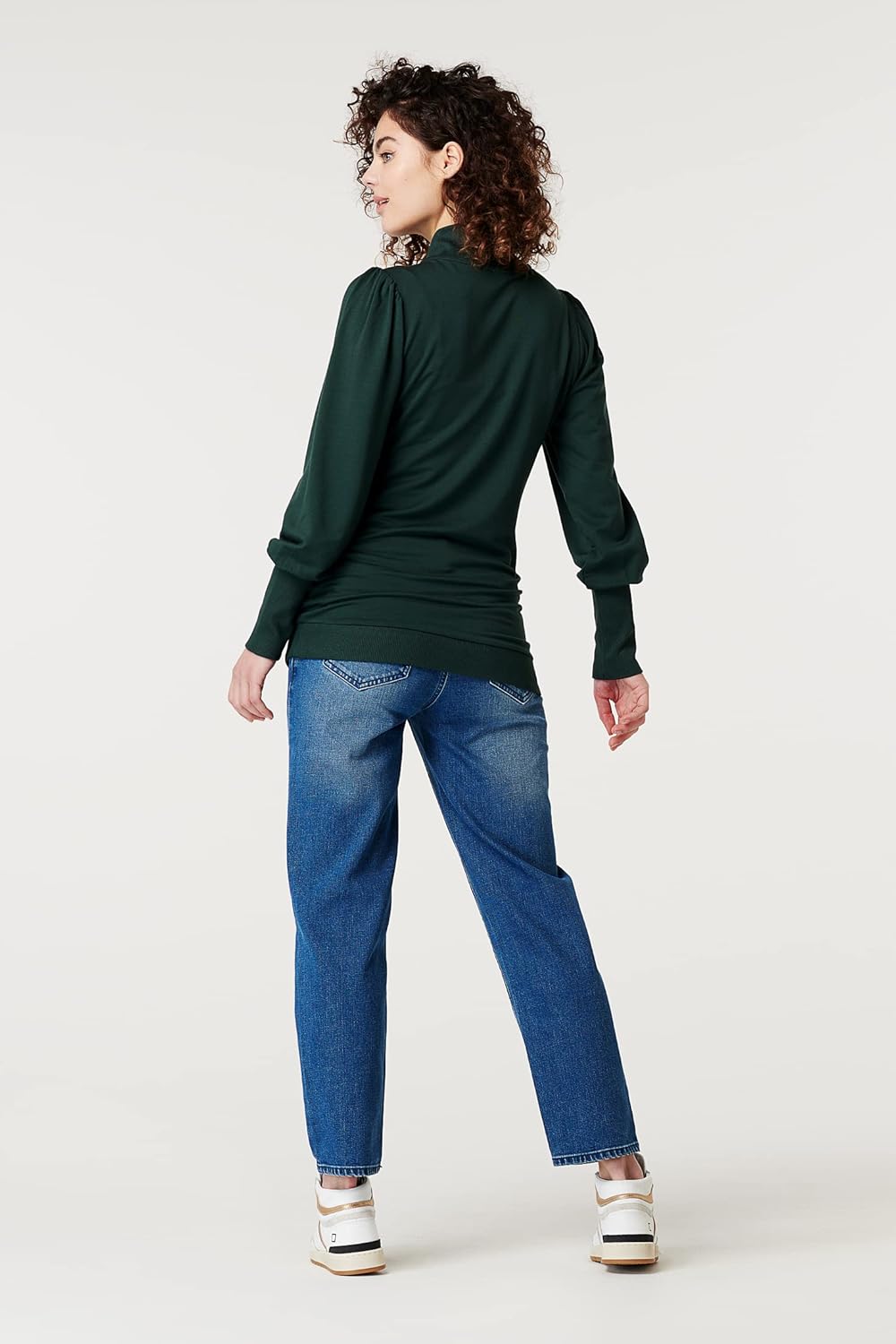 Supermom Damen Brooke Over The Belly Mom Jeans 26 Authentic Blue - P310, 26 Authentic Blue - P310