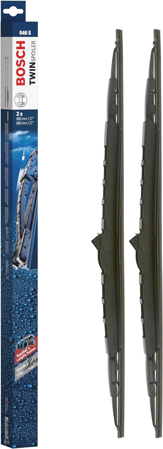 Bosch Scheibenwischer Twin Spoiler 046S, Länge: 680mm/680mm – Set für Frontscheibe 3397005046 2 Stüc