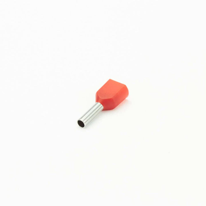 edi-tronic Twin Aderendhülsen isoliert 2x1mm² 1000 St. TE-2x1mm² rot 1000x Aderendhülsen 2x1mm² isol