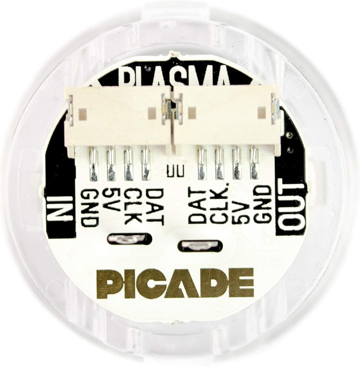 Picade Plasma Kit - Beleuchtete Arcade-Tasten (10-Tasten-Kit), 10-Tasten-Kit