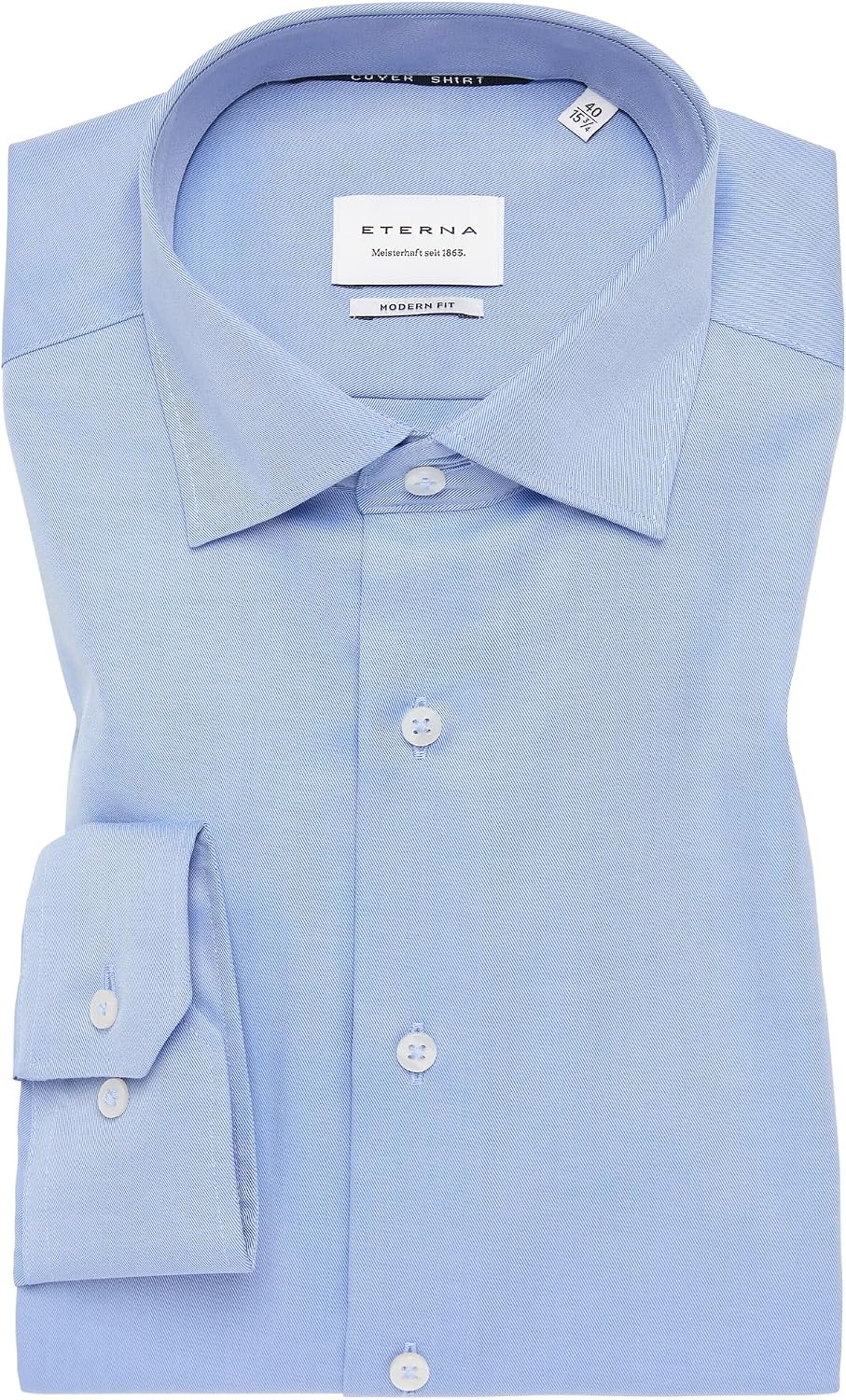 ETERNA Herren Cover Shirt MODERN FIT 42 Dunkelblau, 42 Dunkelblau
