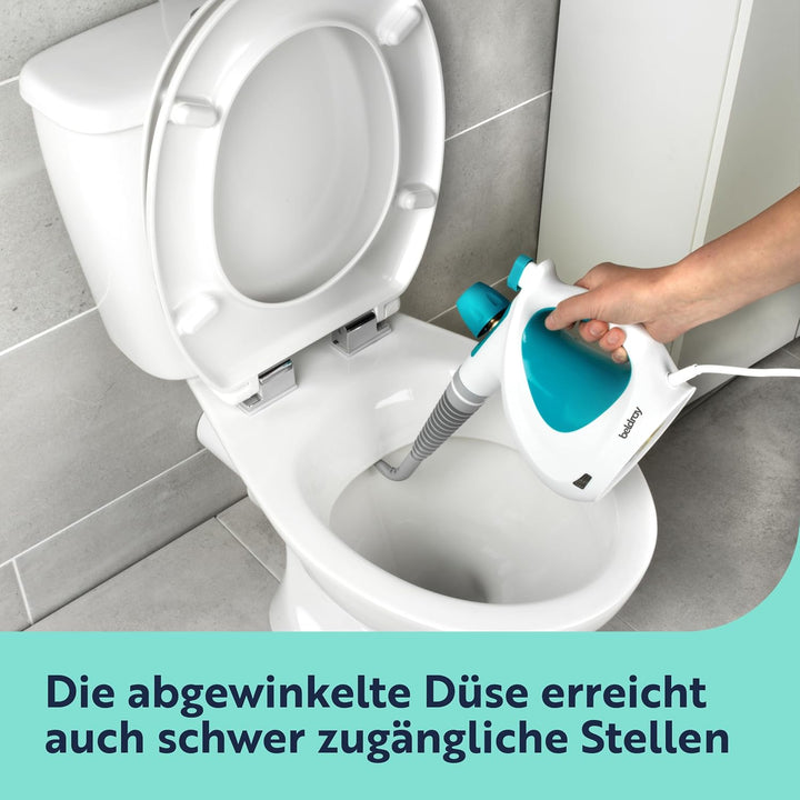 Beldray BEL0701TQN-VDE 10-in-1 Handpolsterung Badfliesen Spiegel Fenster Handdampfreiniger mit europ