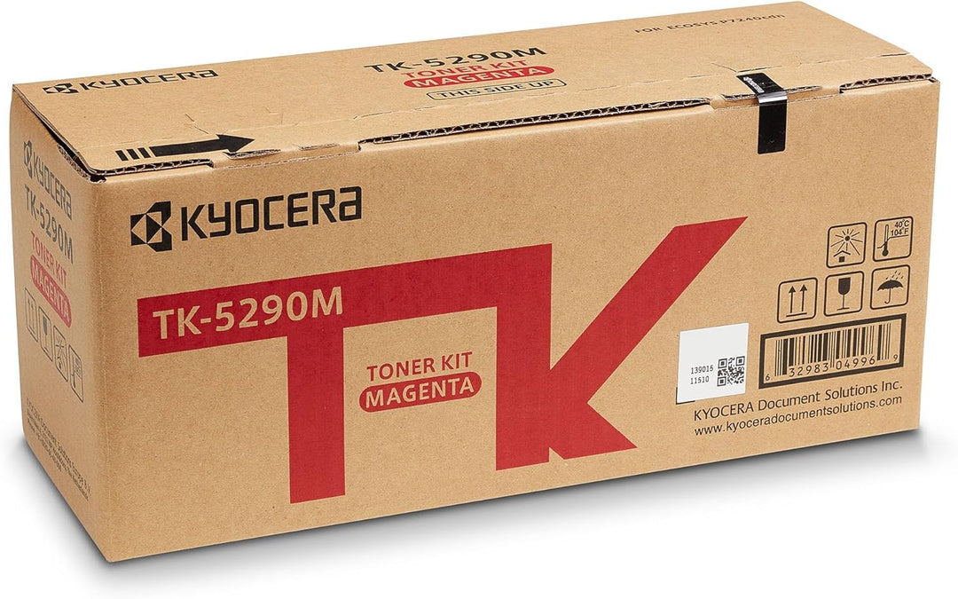 Kyocera TK-5290M Magenta. Original Toner-Kartusche 1T02TXBNL0. Kompatibel für P7240cdn, magenta