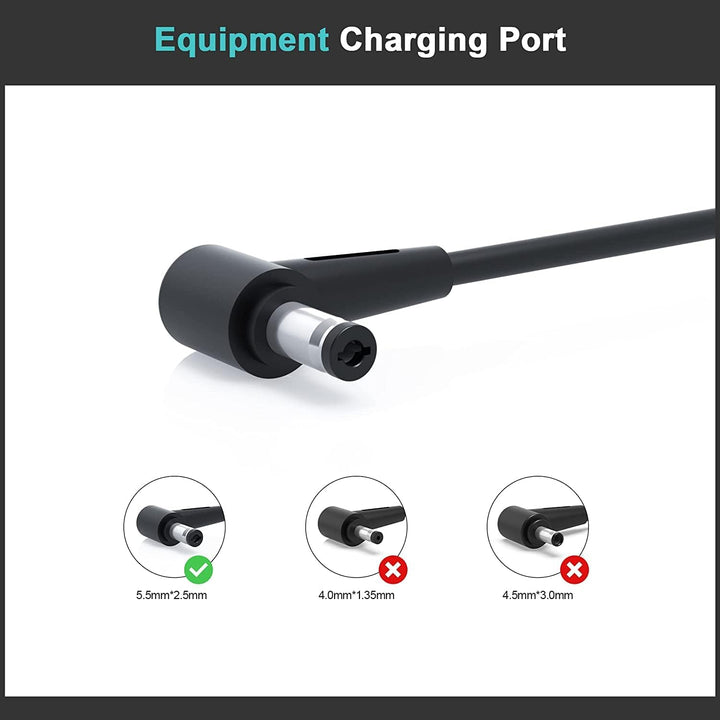 WHSTELENI 19V 3.42A 65W Laptop Netzteil Ladekabel Ladegerät für Asus N17908 V85 K52 K52F X550 X551 X