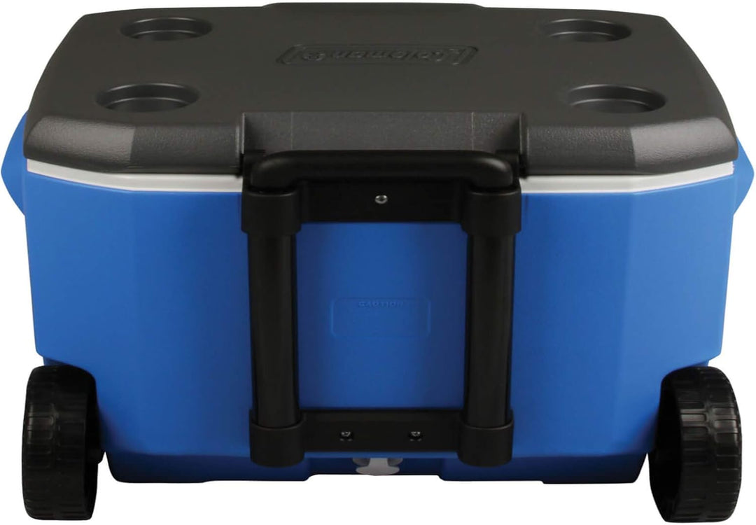 Coleman Performance 60QT Kühler mit Rädern, 56 l Blue 57 x 44 x 45cm
