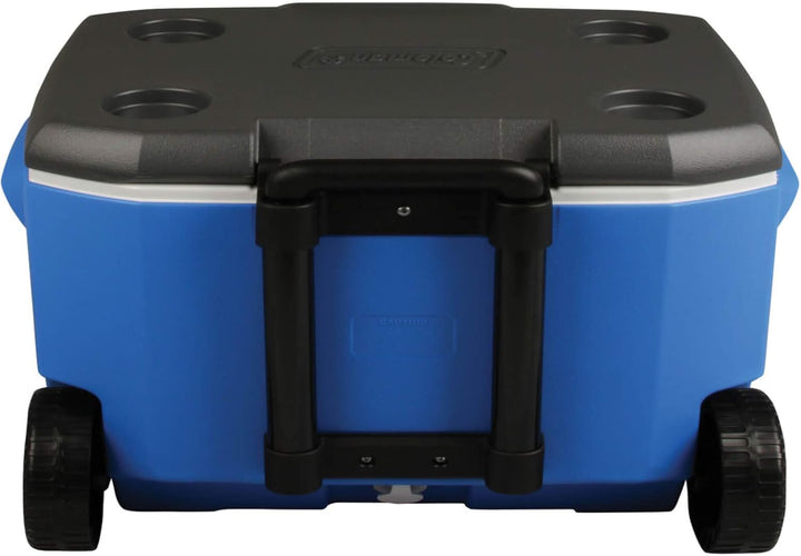 Coleman Performance 60QT Kühler mit Rädern, 56 l Blue 57 x 44 x 45cm