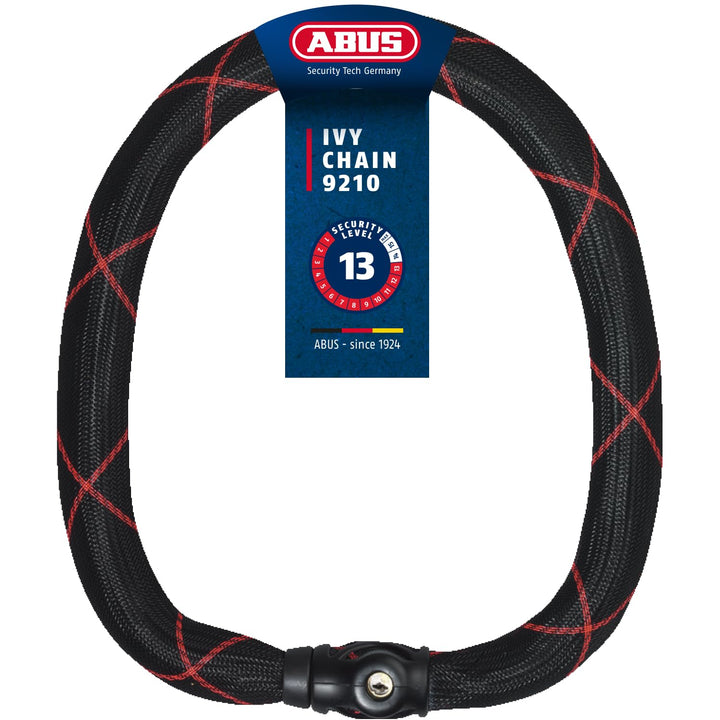 ABUS Kettenschloss Ivy Chain 9210 – Fahrradschloss aus gehärtetem Stahl – 10 mm dicke Kette – ABUS-S
