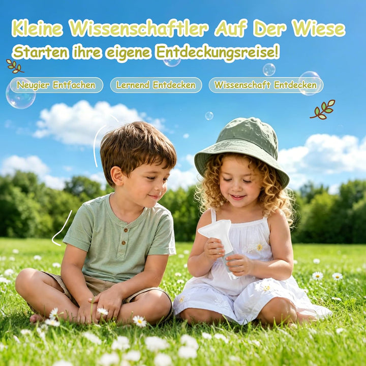 Digitales Mikroskop für Kinder 1000X, Abenteurer Mikroskop für Kinder mit 2 Zoll HD-Bildschirm, 8 LE