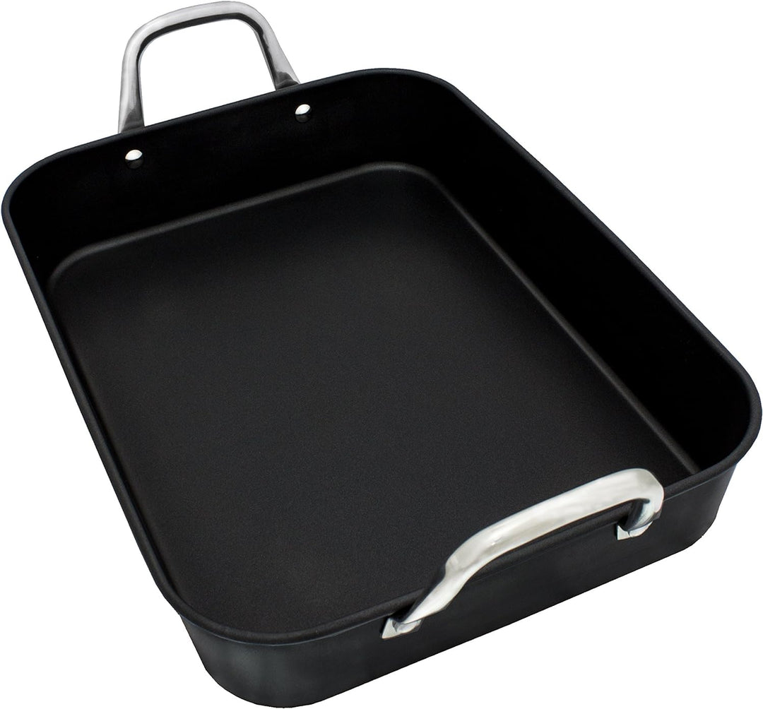 Kopf Auflaufform Pura (Bräter aus Carbonstahl, Griffe aus Edelstahl, geeignet für Induktion, 5 Liter