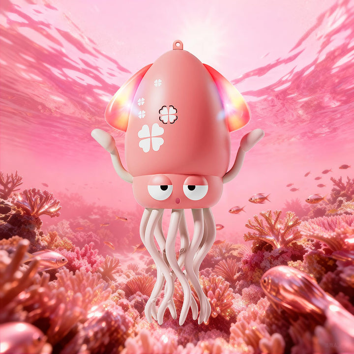 Tanzender & krabbelnder Oktopus mit LED Lichtern und Musik - Automatisch schwingendes musikalisches