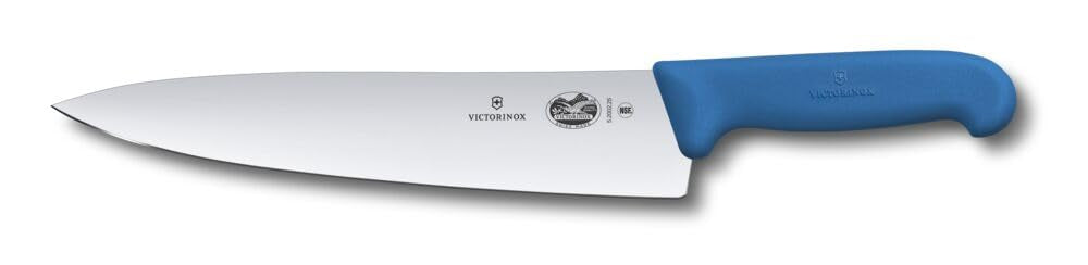 Victorinox Fibrox Kochmesser, Breites Universalmesser für Fleisch, Fisch, Gemüse und Kräuter, 25 cm,