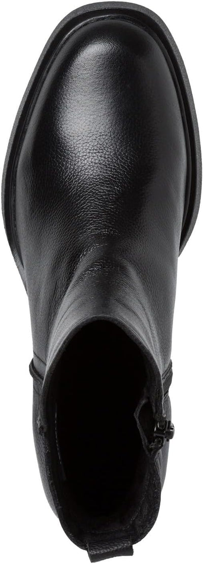 Tamaris Damen Stiefelette 1-25803-41 normal 36 EU Black Leather, 36 EU Black Leather