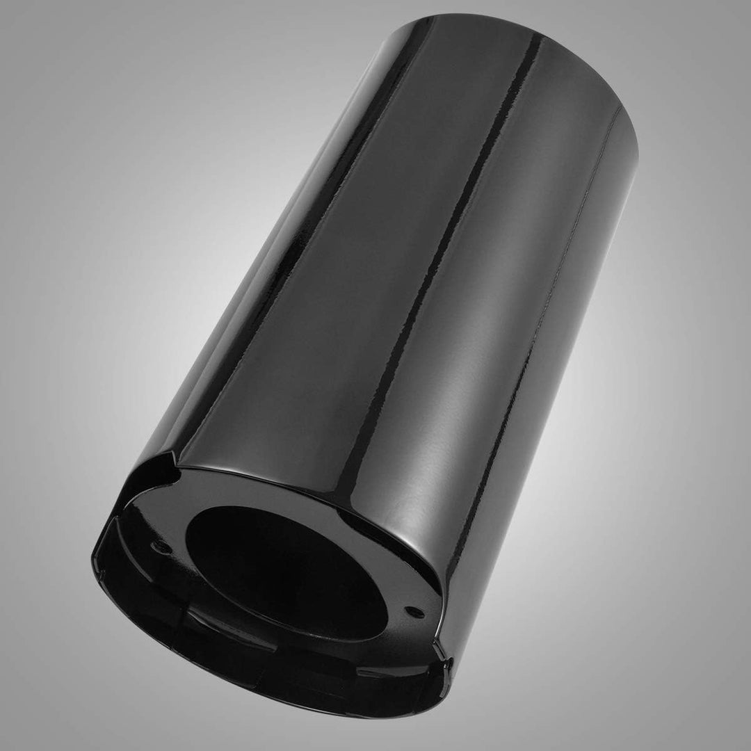 KATUR Motorrad Schwarz Gabelstiefel Protector Staubschutz Motorrad Universal Metall Vordergabel Schm