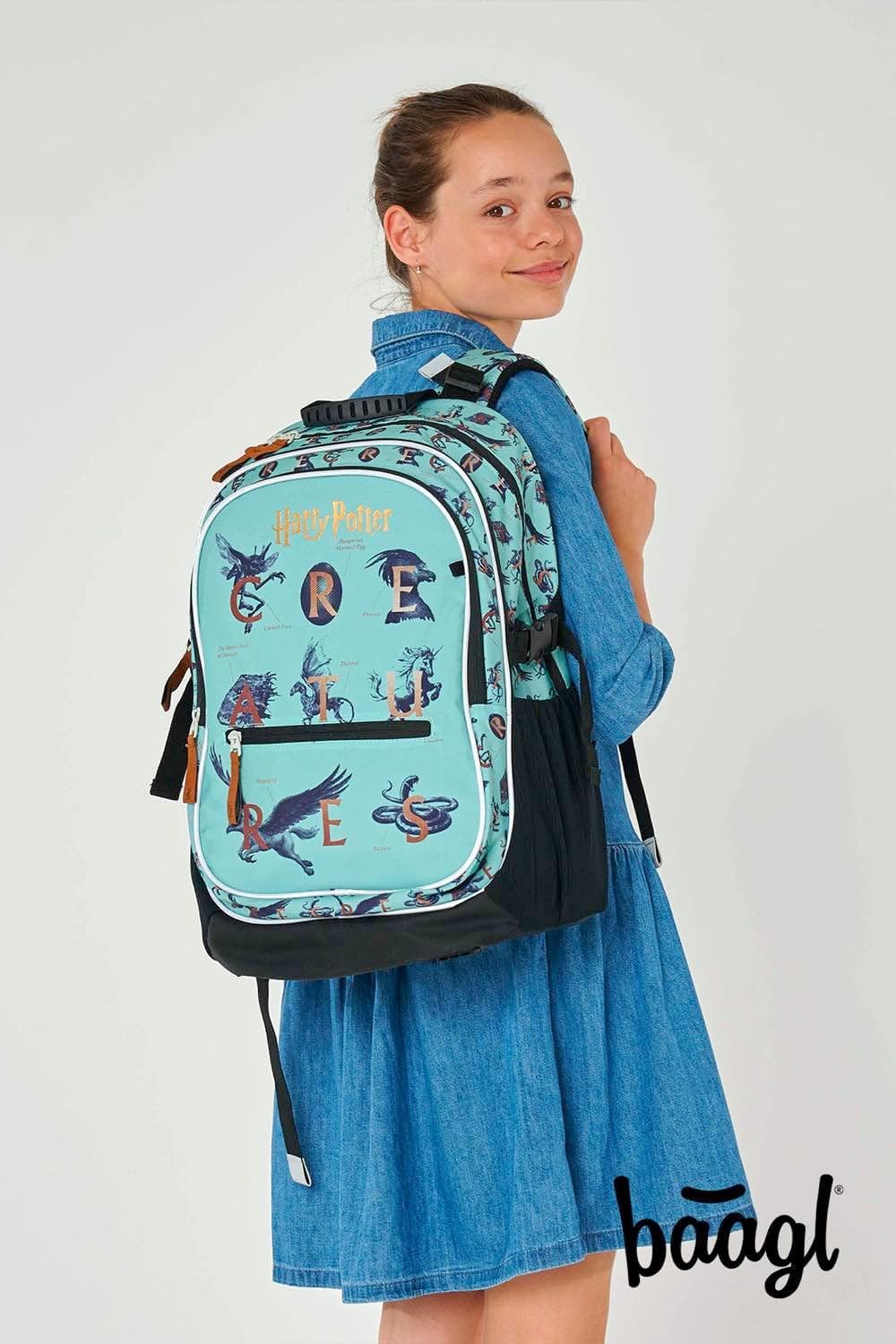 Baagl Schulrucksack Set Jungen Mädchen 3 Teilig, Schultasche für Grundschule Volksschule, Grundschul
