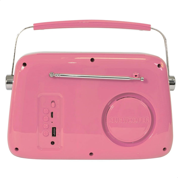 FREESOUND-VR40P - MADISON - 30W Vintage-Radio mit langer Batterielaufzeit, Bluetooth, USB und UKW -