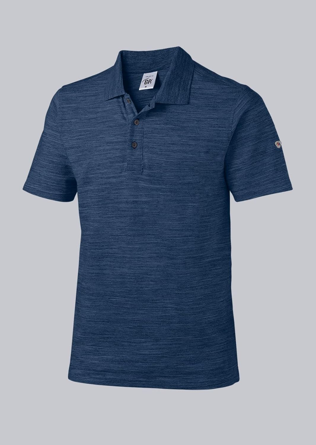 BP 1712-232-110-3XL Unisex-Poloshirt, Space-Dye-Stoff, 1/2 Ärmel, Polokragen, 195,00 g/m² Stoffmisch
