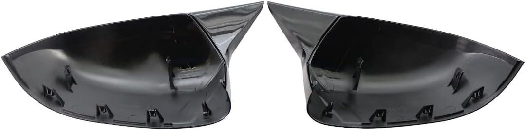 GSRECY Spiegel-Abdeckkappen im M-Stil, glänzend, Schwarz, für X3 X4 G01 G02 2018 2019 2020 2021, X5
