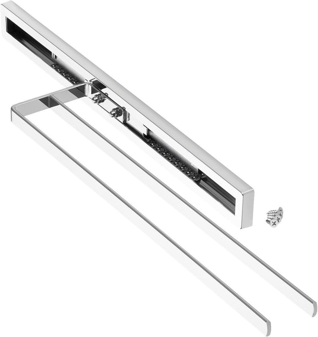 SO-TECH® Handtuchauszug Elegance Chrom 2-armig 415 mm eingeschoben, 715 mm ausgezogen Handtuchhalter