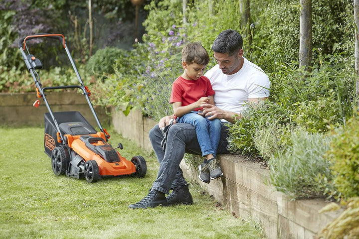 Black+Decker 3-in-1 Akku-Rasenmäher (mit Autosense 36V, 48 cm Schnittbreite, für mittlere und grosse