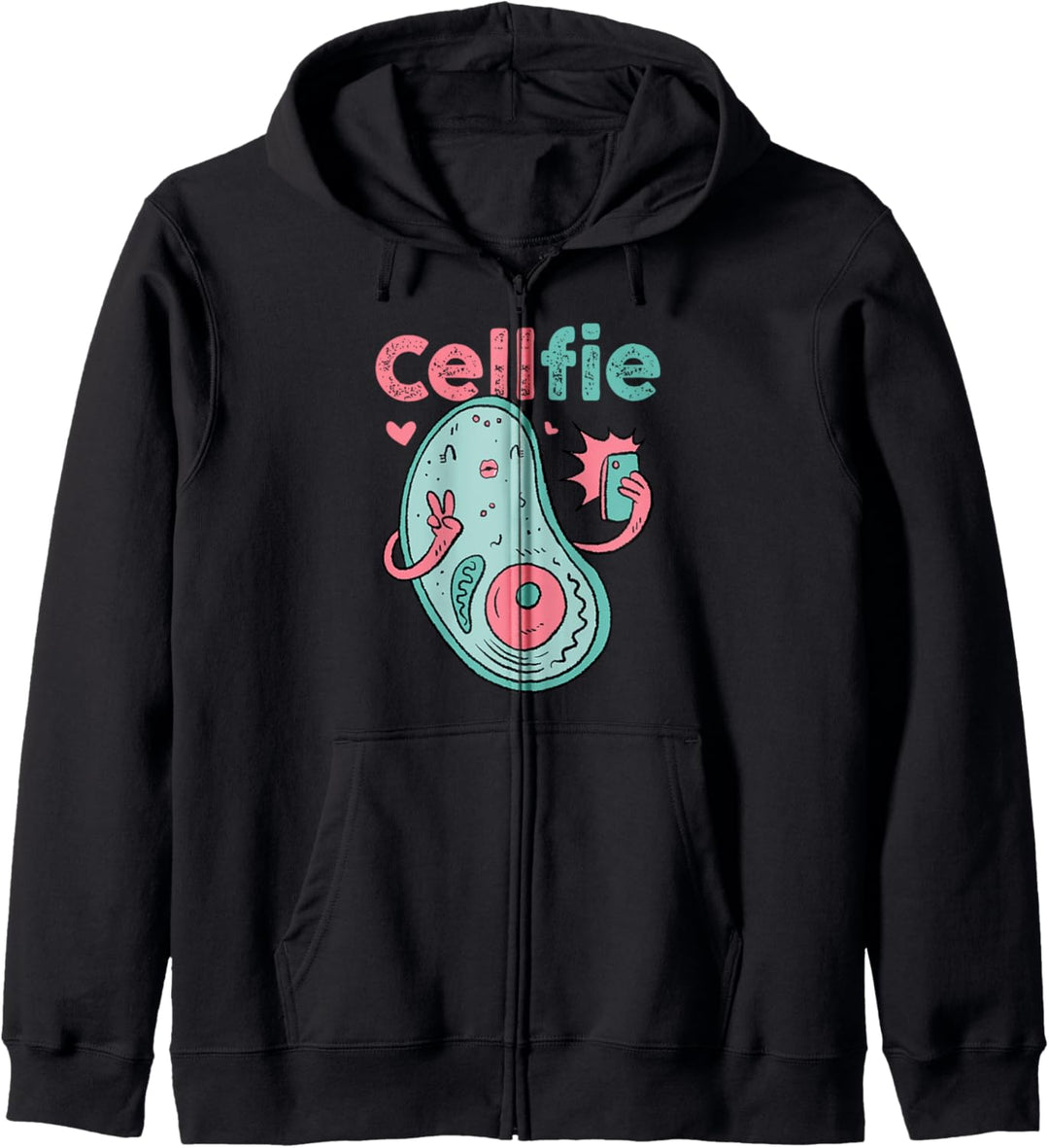 Cellfie Wissenschaft Kapuzenjacke