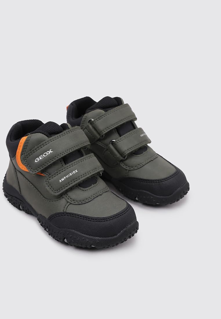 Geox Jungen B Baltic Boy B ABX A Sneaker 20 EU Grün, 20 EU Grün