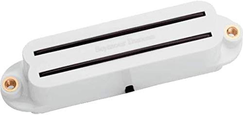 Seymour Duncan SHR-1B-W Humbucker Single Size Hot Rails Strat Pickup für E-Gitarre Weiss