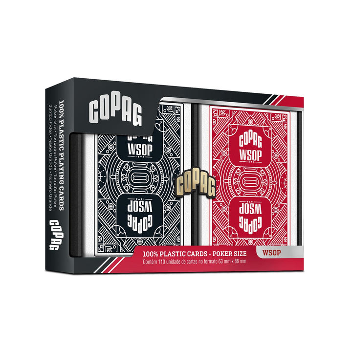 COPAG World Series of Poker Poker-Size - Jumbo Face - 2 Index - Double-Deck