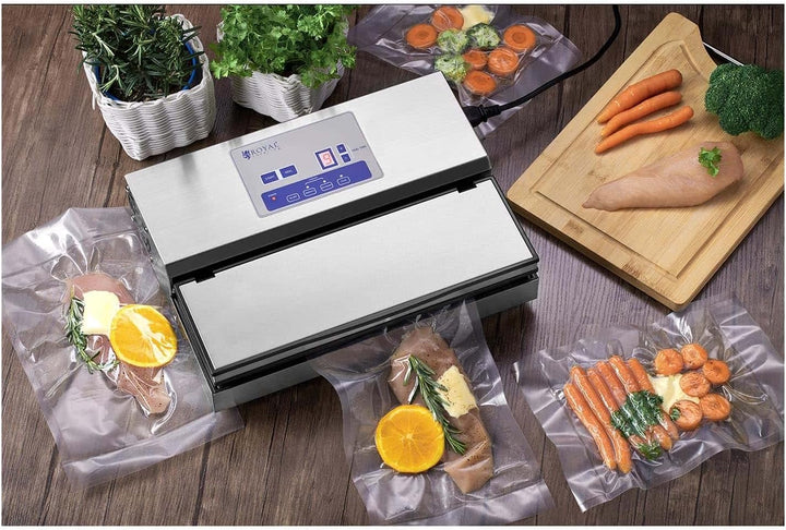 Royal Catering RCVG-41Vakuumierer Edelstahl Vakuumiergerät Einschweissgerät Vakuummaschine 31 cm