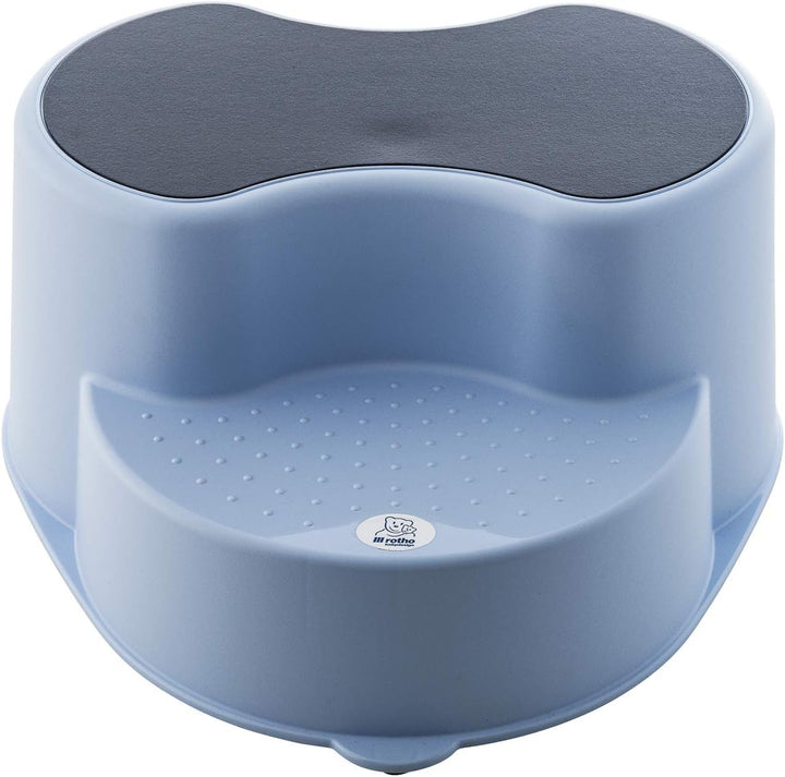 Rotho Babydesign TOP Kinderschemel, Anti-Rutsch-Trittfläche, Sky Blue (Hellblau), 20005 0289 Himmelb