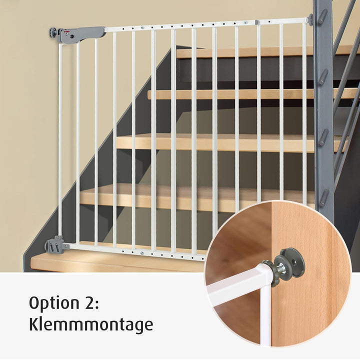 Reer Türgitter und Treppengitter Advanced zum Klemmen und Schrauben, Durchgangsbreite 73-106cm, 1188