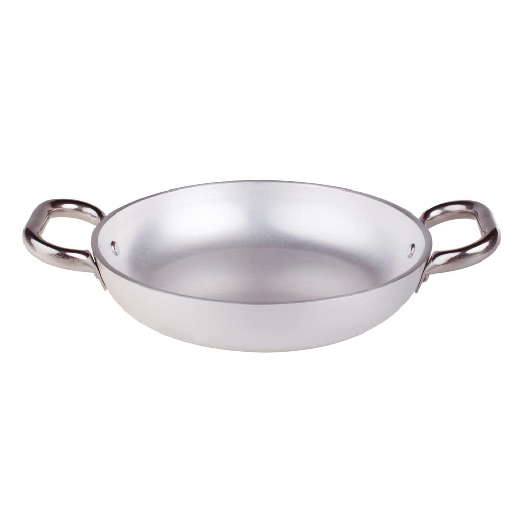 Pentole Agnelli ALMR111024 Strahlungspfanne, professionelles Aluminium 5 mm, 24 cm, 24 cm