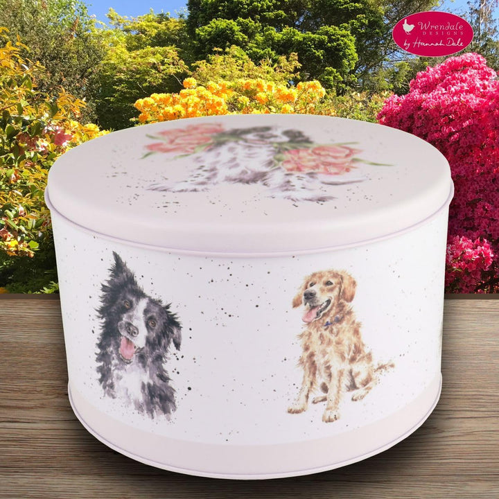 440s Wrendale Designs Keksdose Spaniel & Tulpen | WD-CTN005-XL