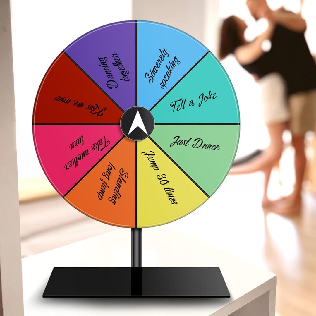 2Stk Glücksrad Zum Drehen – Preisrad Mit 8 Dreiecke Zum Schreiben | Fortune Roulette Spinnings-Spiel