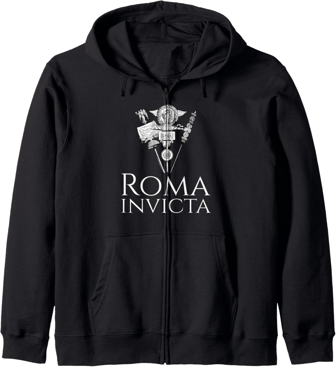 Ancient Roman Legionary Standard - Roma Invicta - SPQR Kapuzenjacke