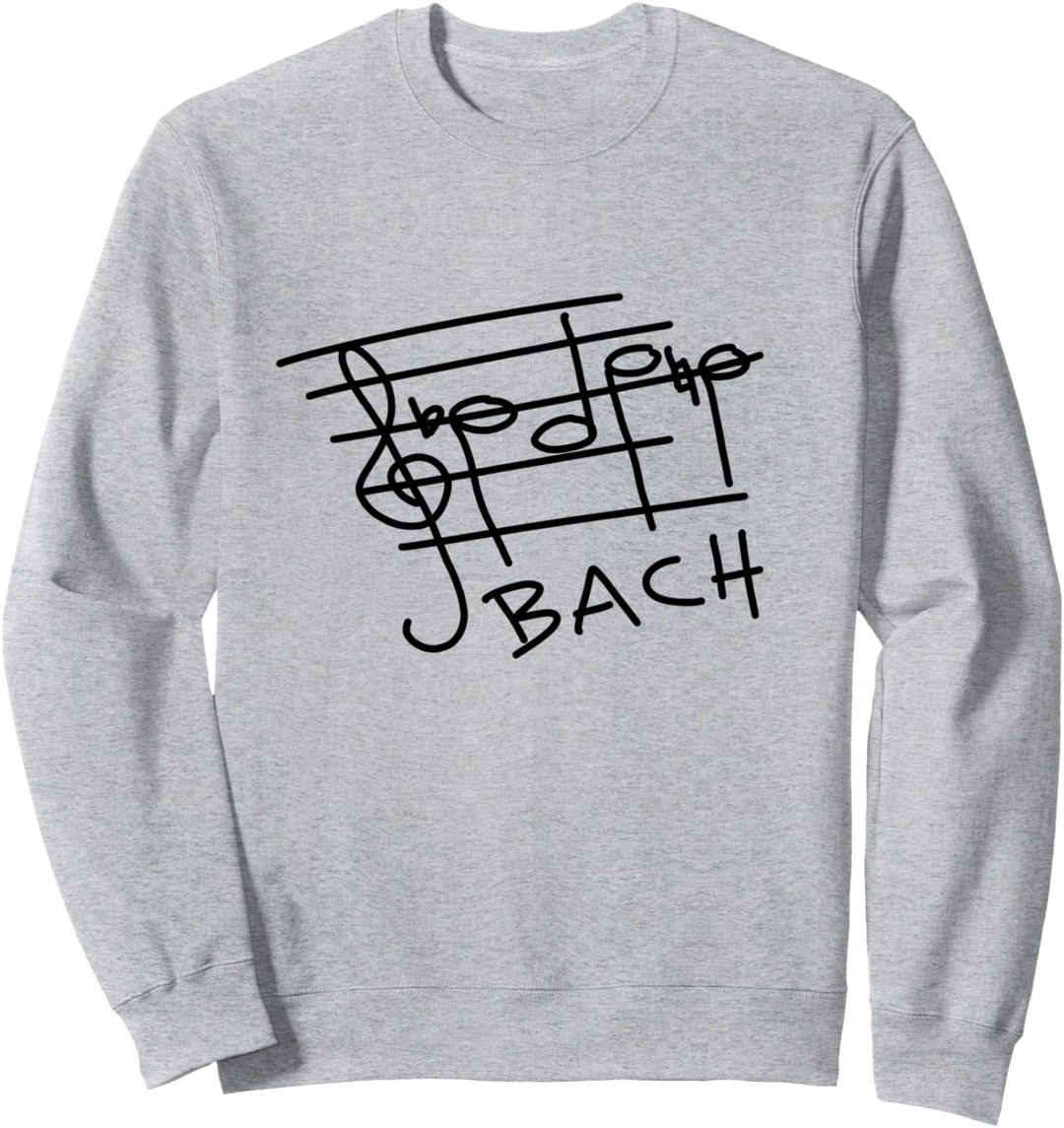 B-A-C-H Johann Sebastian Bach Noten-Design für Musik-Fans Sweatshirt