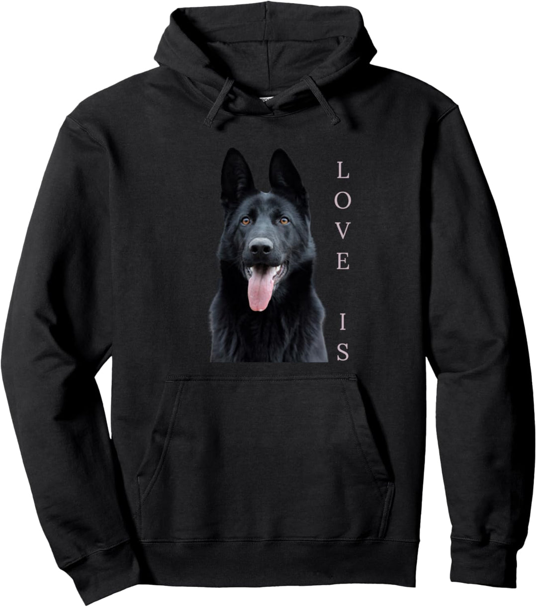 Black German Shepherd Shirt Shepard TShirt Dog Mom Dad Love Pullover Hoodie