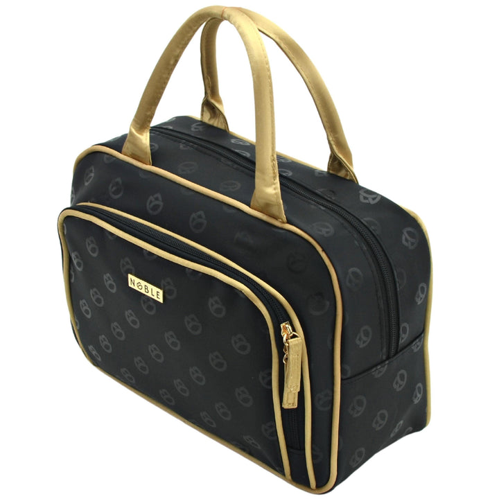 NOBLE Damen Kosmetikkoffer, Handtasche, Reisekoffer, Geräumige Elegante Blossom Kollektion B005, B00
