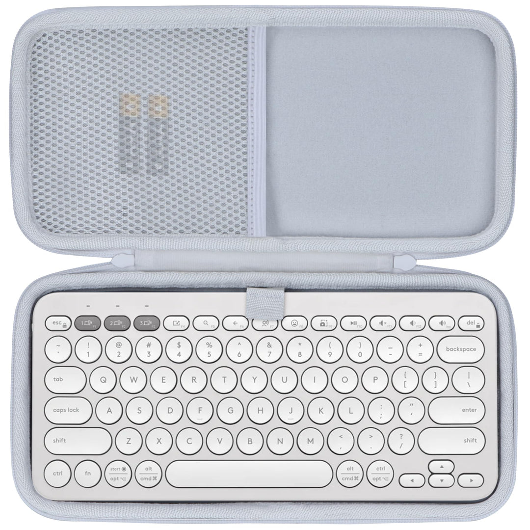 Hart Reise Schutz Hülle Etui Tasche für Logitech Pebble Keys 2 K380s K380 Multi-Device -Tastatur (We