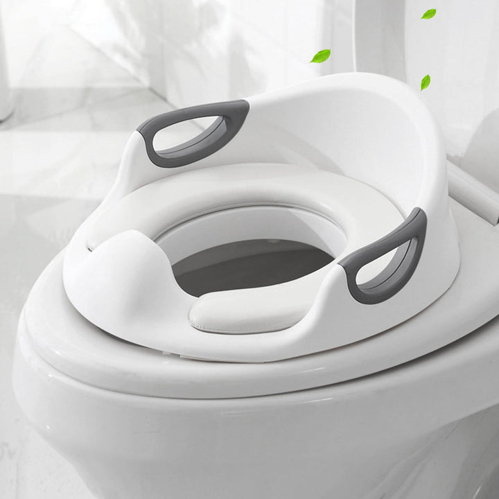 Toilettensitz Kinder,WC Sitz Kinder mit Griffen und Rückenlehne,Toilettensitze Kinder,Rutschfestes S