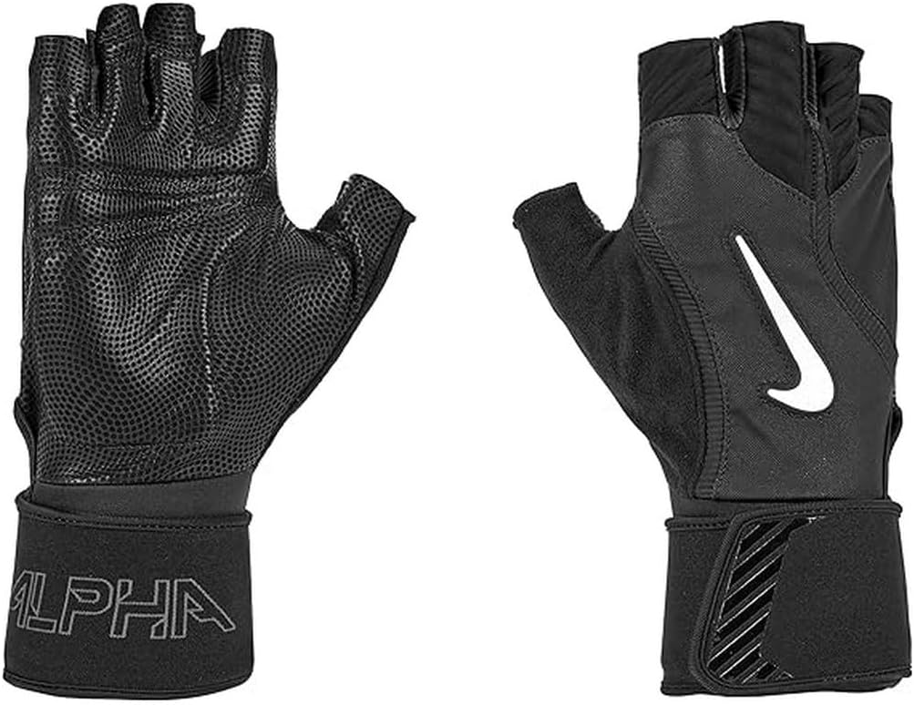 NIKE Unisex Alpha Elite Tg Trainingshandschuhe XL Black/Black/White, XL Black/Black/White