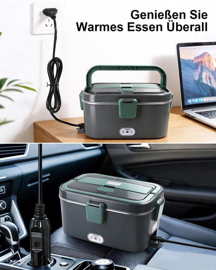 AUTOPkio 12V/24V 220V Netzkabel für Elektrische Lunchbox, Zigarettenanzünder Adapter für Auto LKW un
