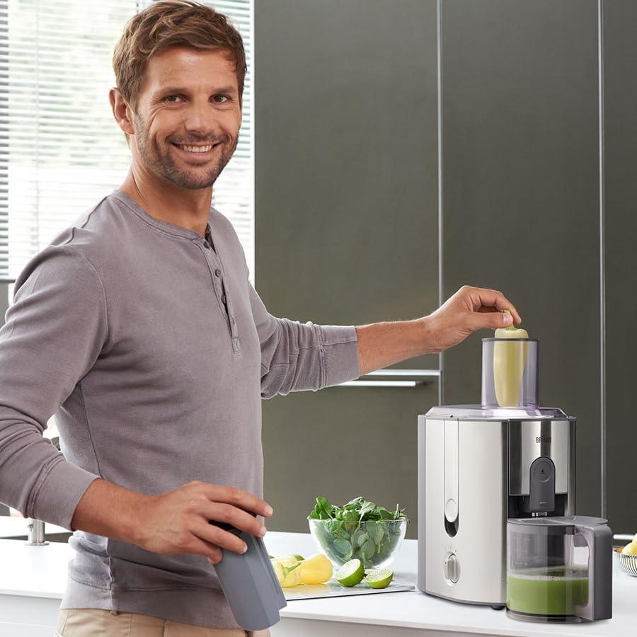 Braun Identity Collection Entsafter J700 - Hochleistungs-Entsafter-System, Grosser Einfüllschacht fü